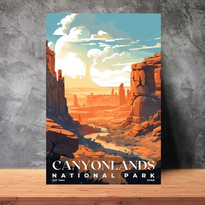 Canyonlands National Park Poster, Travel Art, Office Poster, Home Decor | S3 - image3